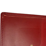 Givenchy Vintage Red Leather Trifold Wallet