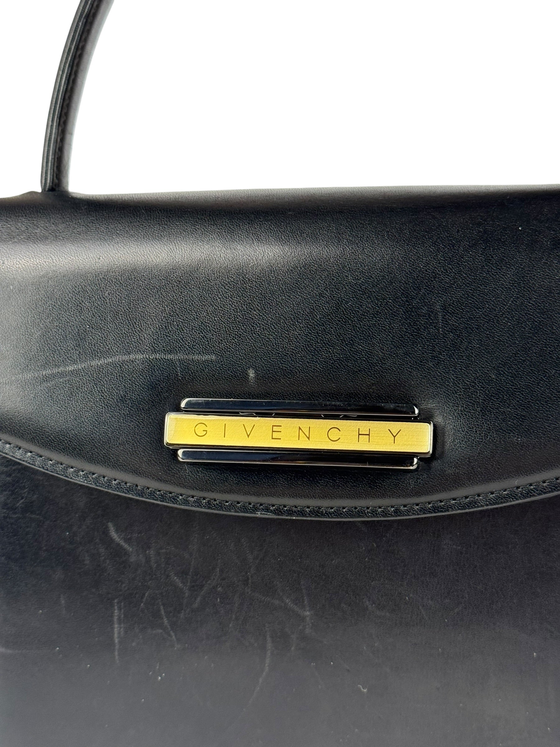 Givenchy Vintage Black Top Handle Bag