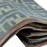 Fendi Zucca Monogram Canvas Trifold Wallet