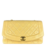 Chanel Beige CC Leather Diana Flap Bag '92