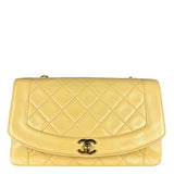Chanel Beige CC Leather Diana Flap Bag '92