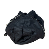 Chanel Black Melrose Cabas Hobo Bag - 1987
