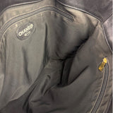 Chanel Black Lambskin CC Swirl Pattern Tote 2000