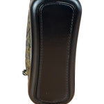 Chanel Metallic Gold/Black Leather Small Gabrielle Hobo Bag 1992