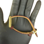 Cartier Must De Tank Champagne Dial Burgundy Lizard Strap