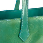Louis Vuitton Vintage Teal Monogram Vernis Wilshire PM Tote