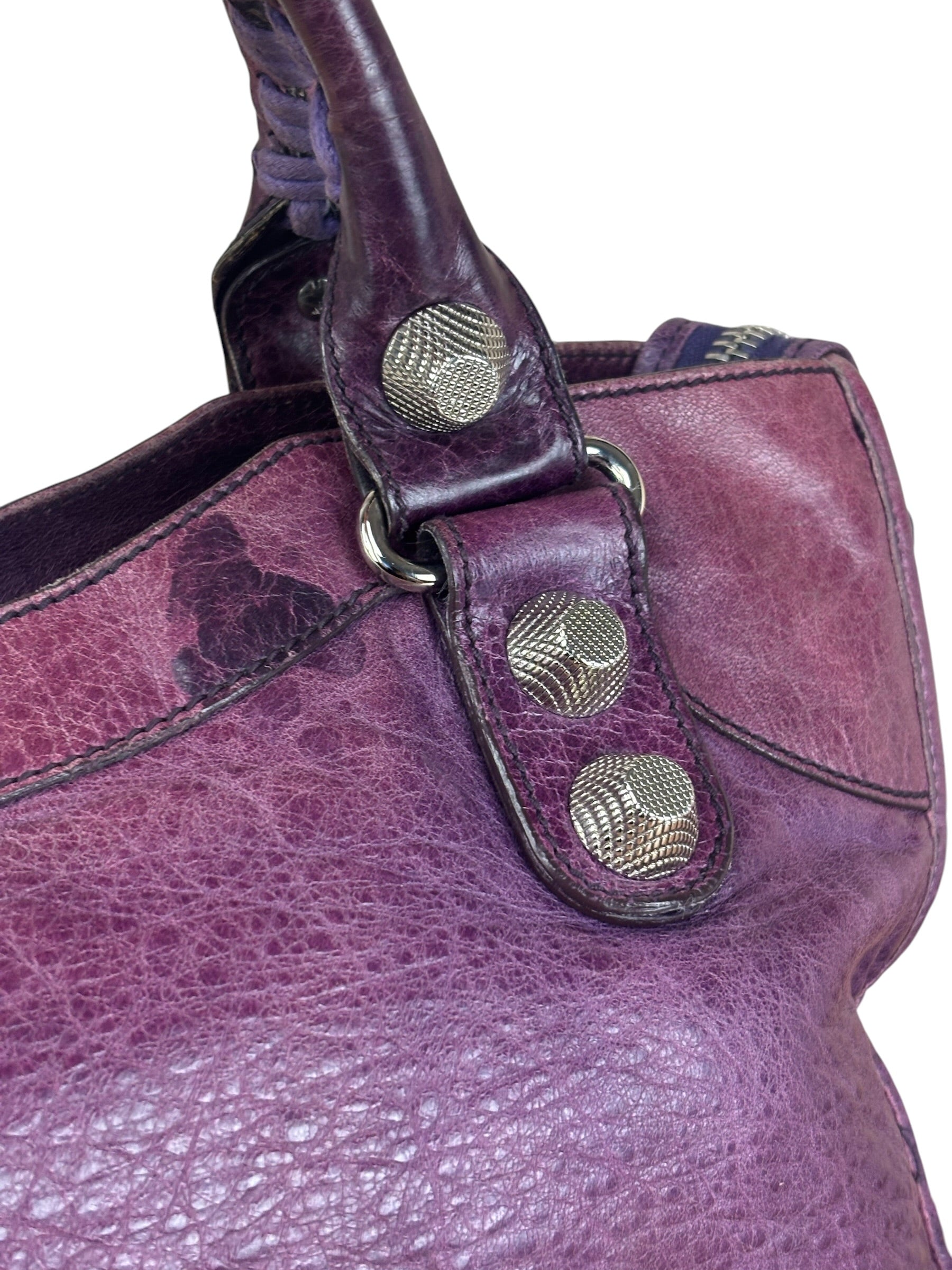 Balenciaga Purple City Bag