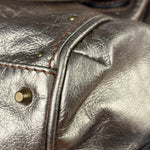 Chloe Metallic Gold Leather Paddington Handbag