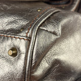 Chloe Metallic Gold Leather Paddington Handbag