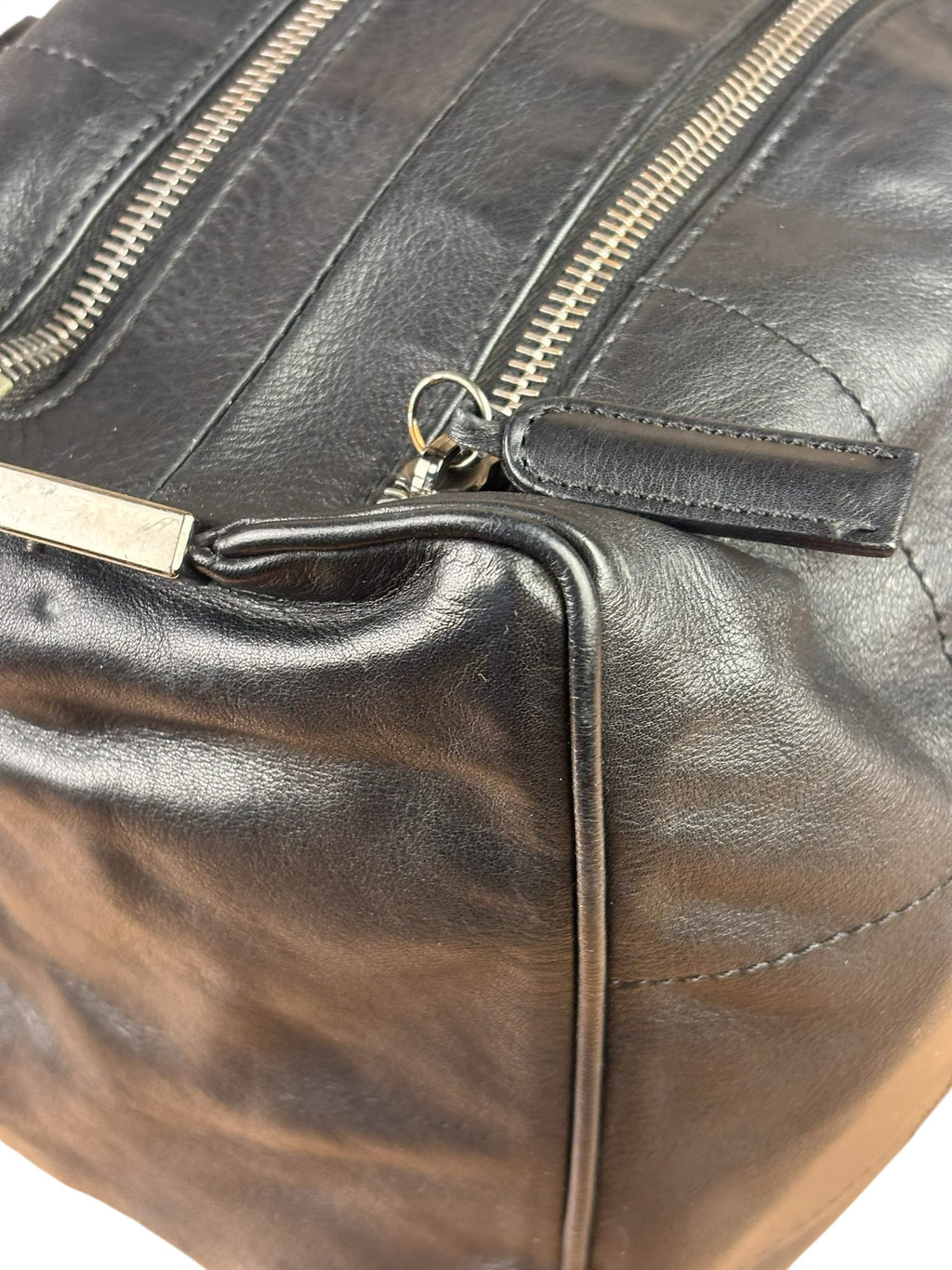 Chanel Black Lambskin Boston Chocolate Bar Bag