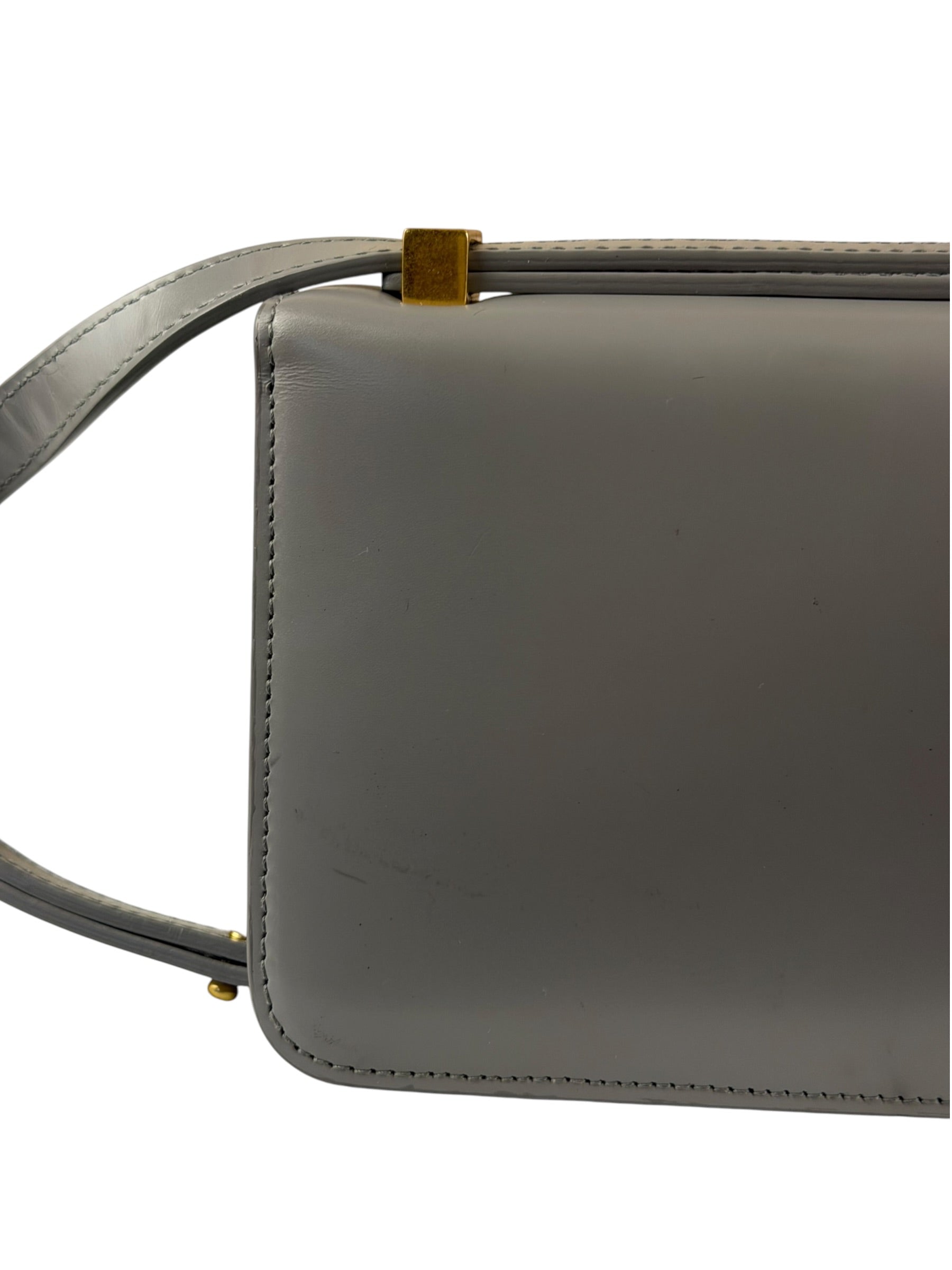 Bottega Veneta Grey Calfskin BV Classic Medium Bag