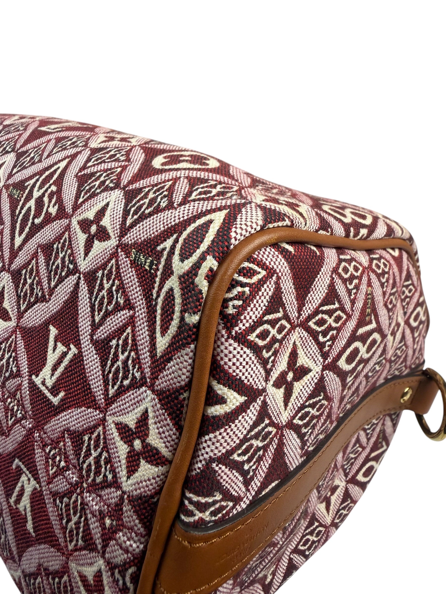 Louis Vuitton Jacquard Since 1854 Speedy Bandouliere 25
