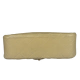 Chanel Beige Quilted Lambskin Flap Bag 90's