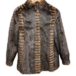 Saga Brown Mink Fur Coat
