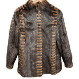 Saga Brown Mink Fur Coat