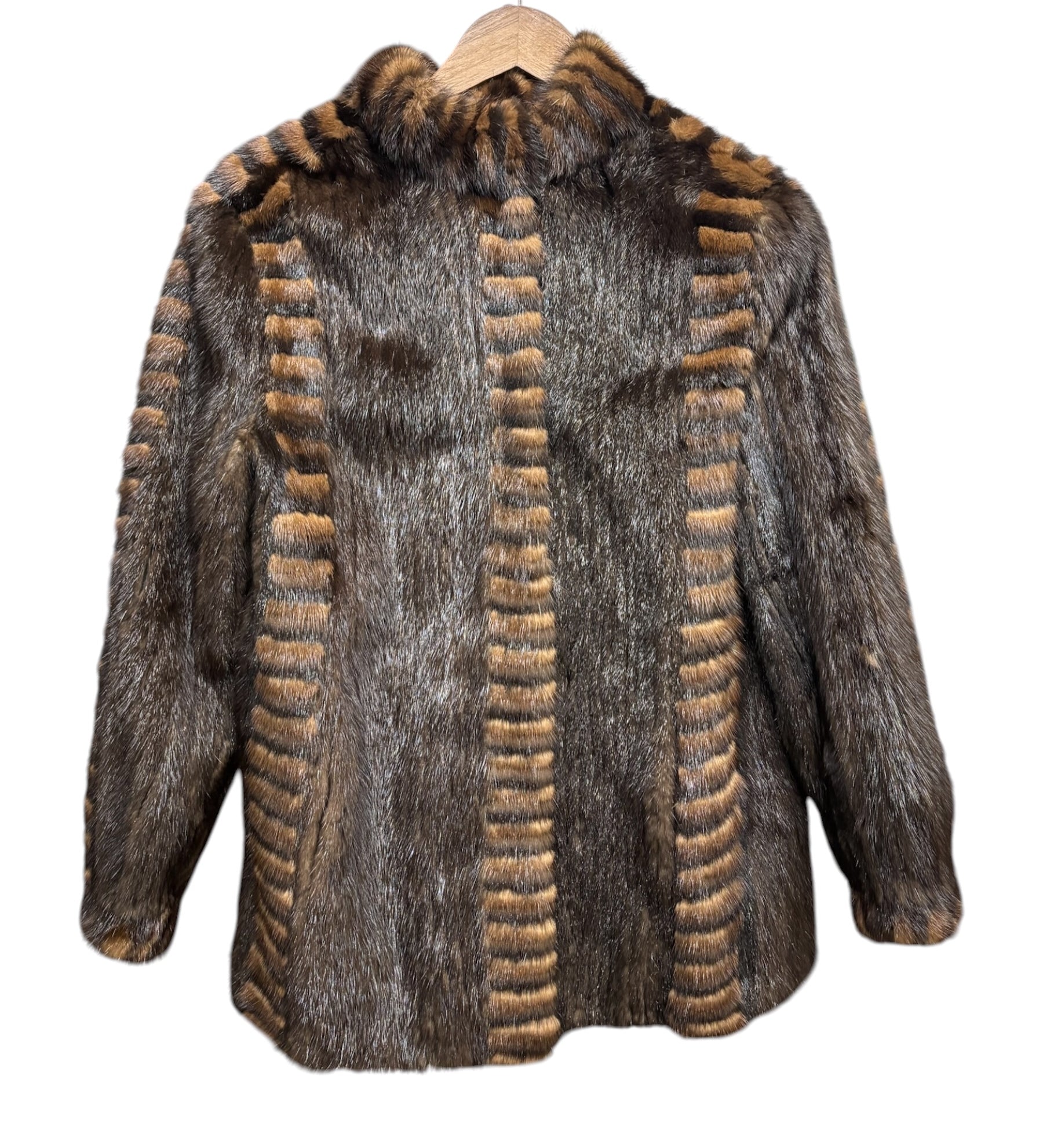 Saga Brown Mink Fur Coat