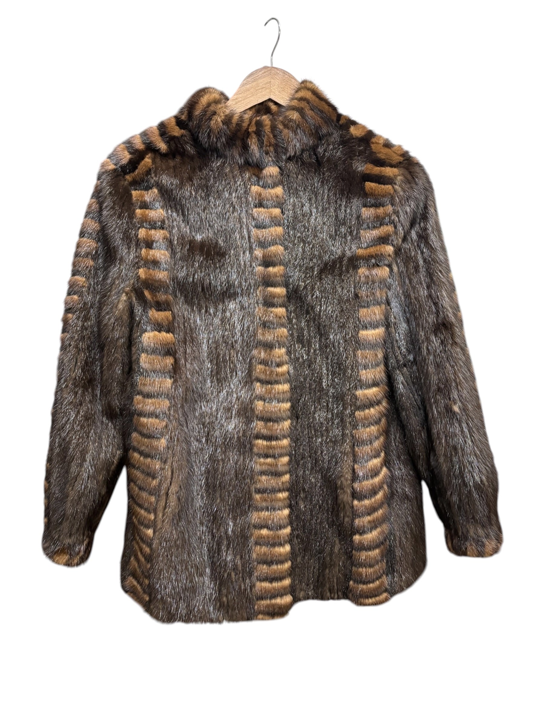 Saga Brown Mink Fur Coat