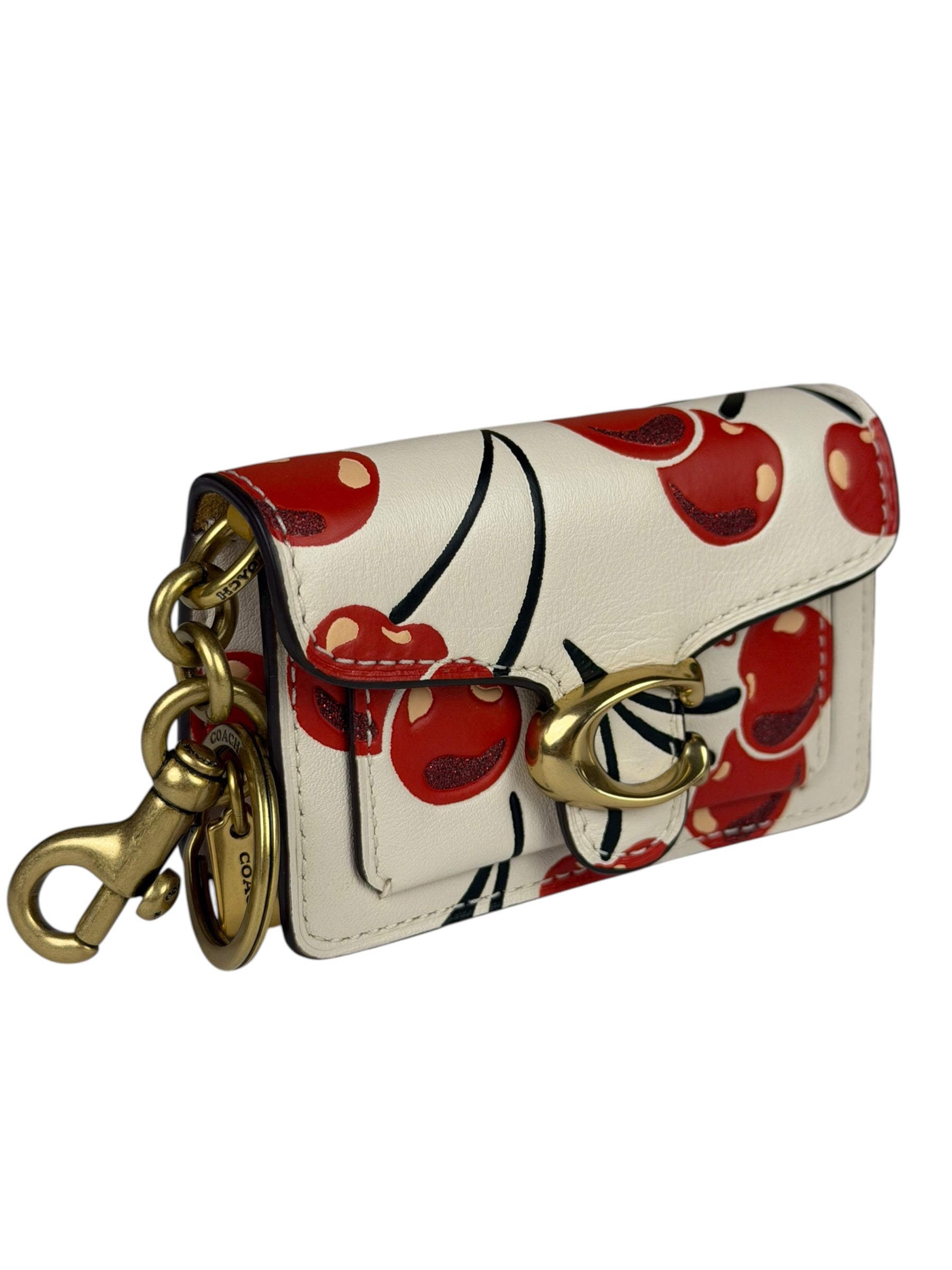 Coach Mini Tabby Bag Cherry Print Charm