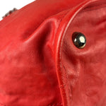 Chanel Red Quilted Leather Natural Beauty Chain Tote 2010