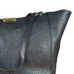 Burberry Black Pebbled Leather Shoulder Bag