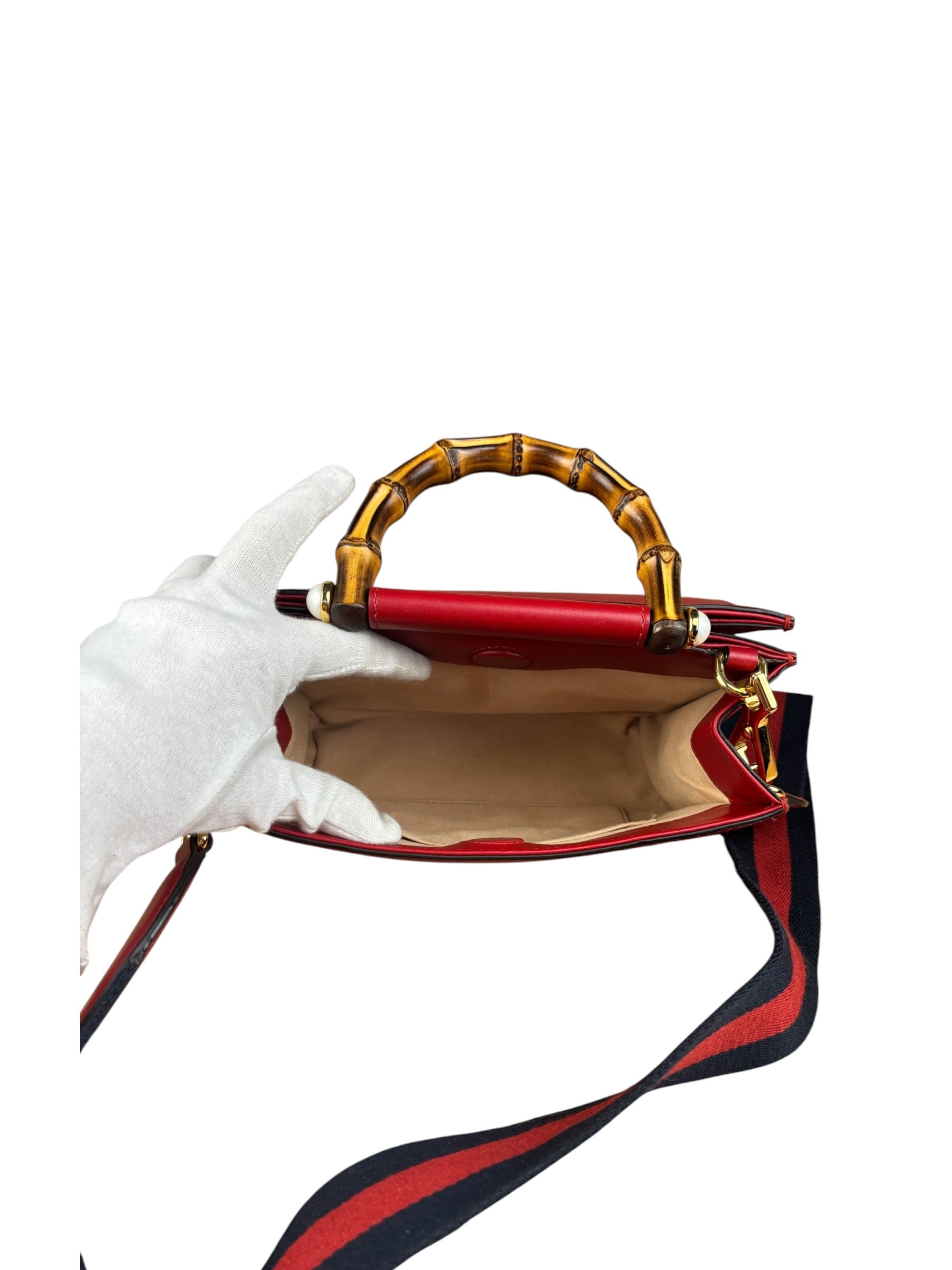 Gucci Bamboo Nymphaea Mini Bag