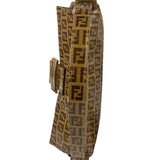 Fendi FF PVC Coated Sequin Buckle Baguette