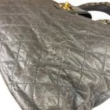 Chanel Grey Quilted Calfskin Paris-Bombay Bindi Two-Way Tote 2012