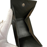 Bottega Veneta Black Intreccio Leather Coin Wallet