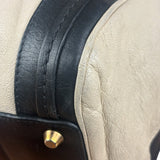 Chloe Beige/Black Leather Alice Satchel/Tote Bag