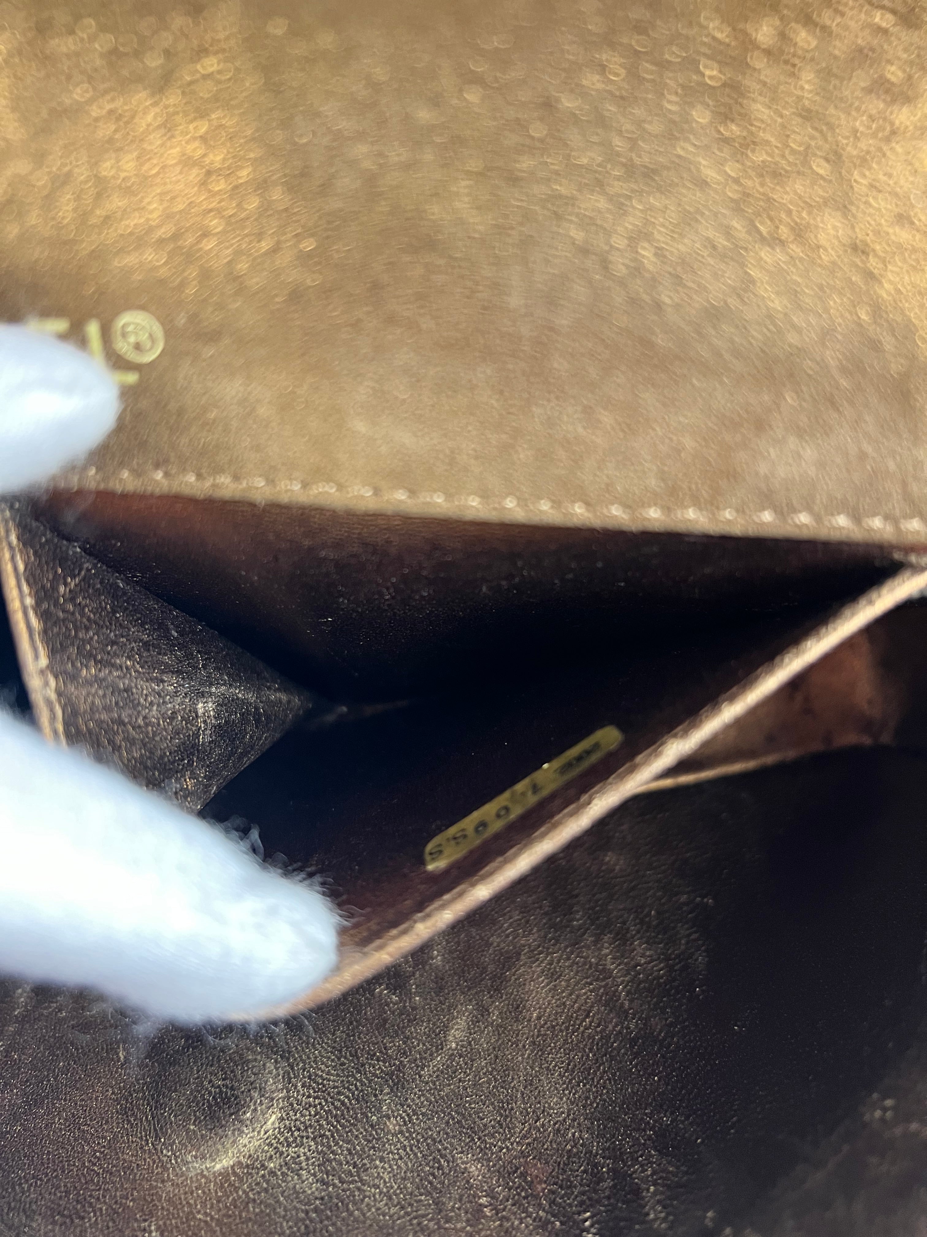 Chanel 2002 Gold Retro Tale East West Chain Flap