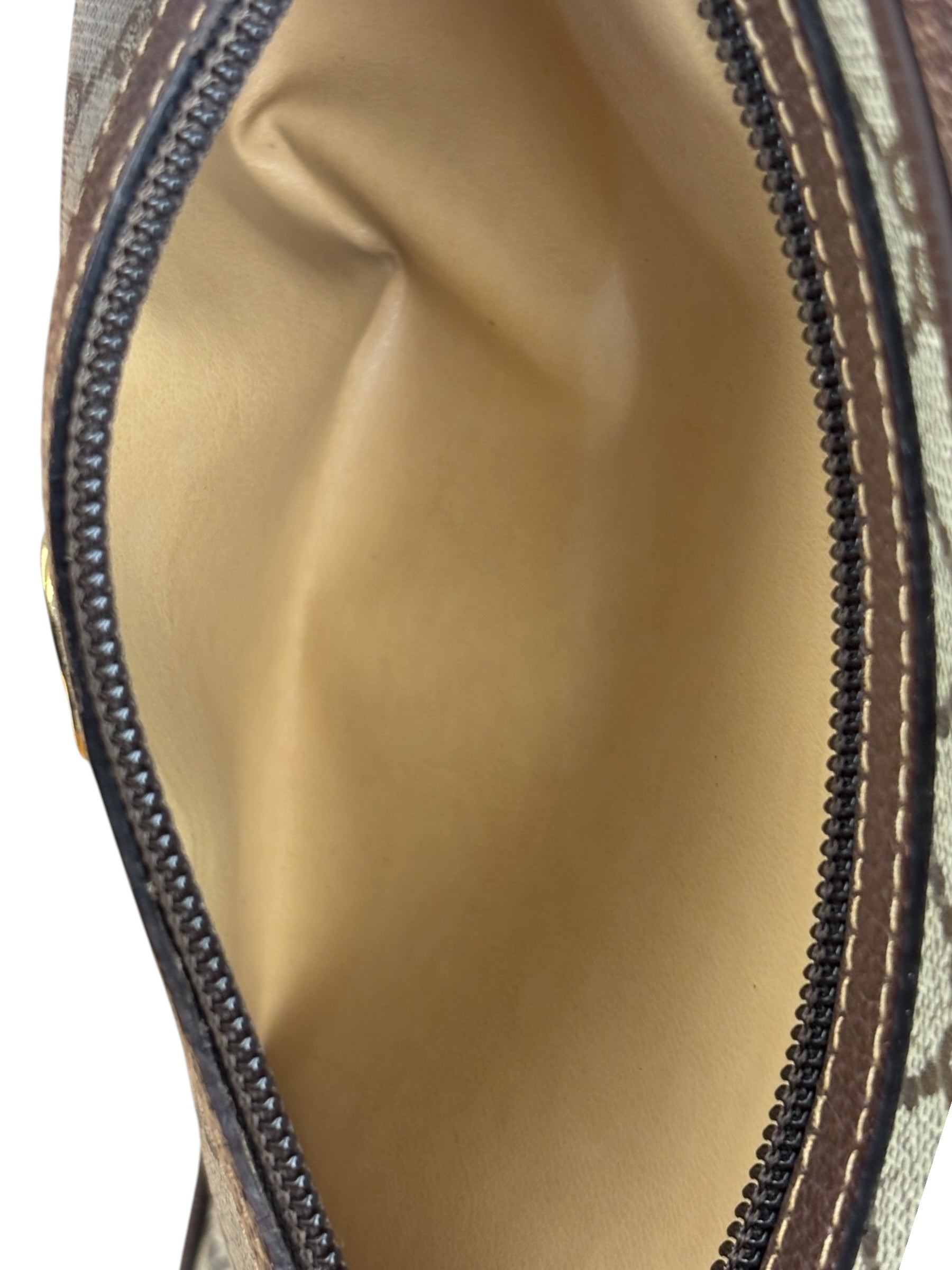Gucci GG Vintage Coated Canvas Zip Pouch