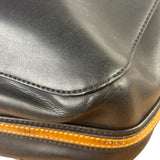 Chloe Black Leather Roy Large Zip Shoulder Bag