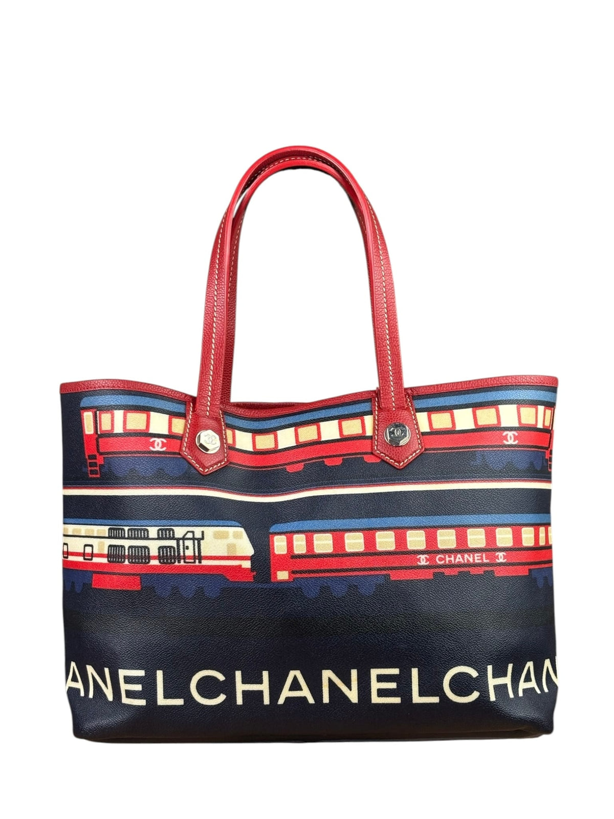 Chanel Colorblock Caviar Le Train Station Tote 2006