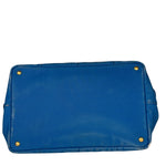 Prada Vintage Blue Canapa Canvas Tote