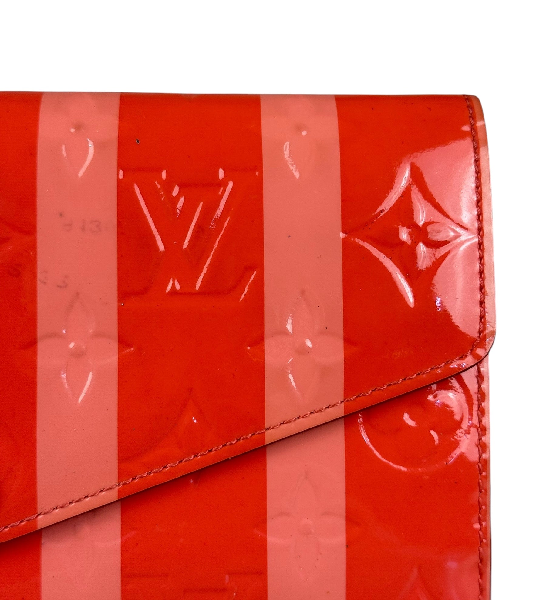 Louis Vuitton Rayures Vernis Sarah Wallet