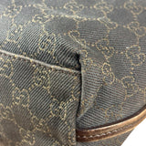 Gucci GG Denim leather Trim Gifford Tote Bag
