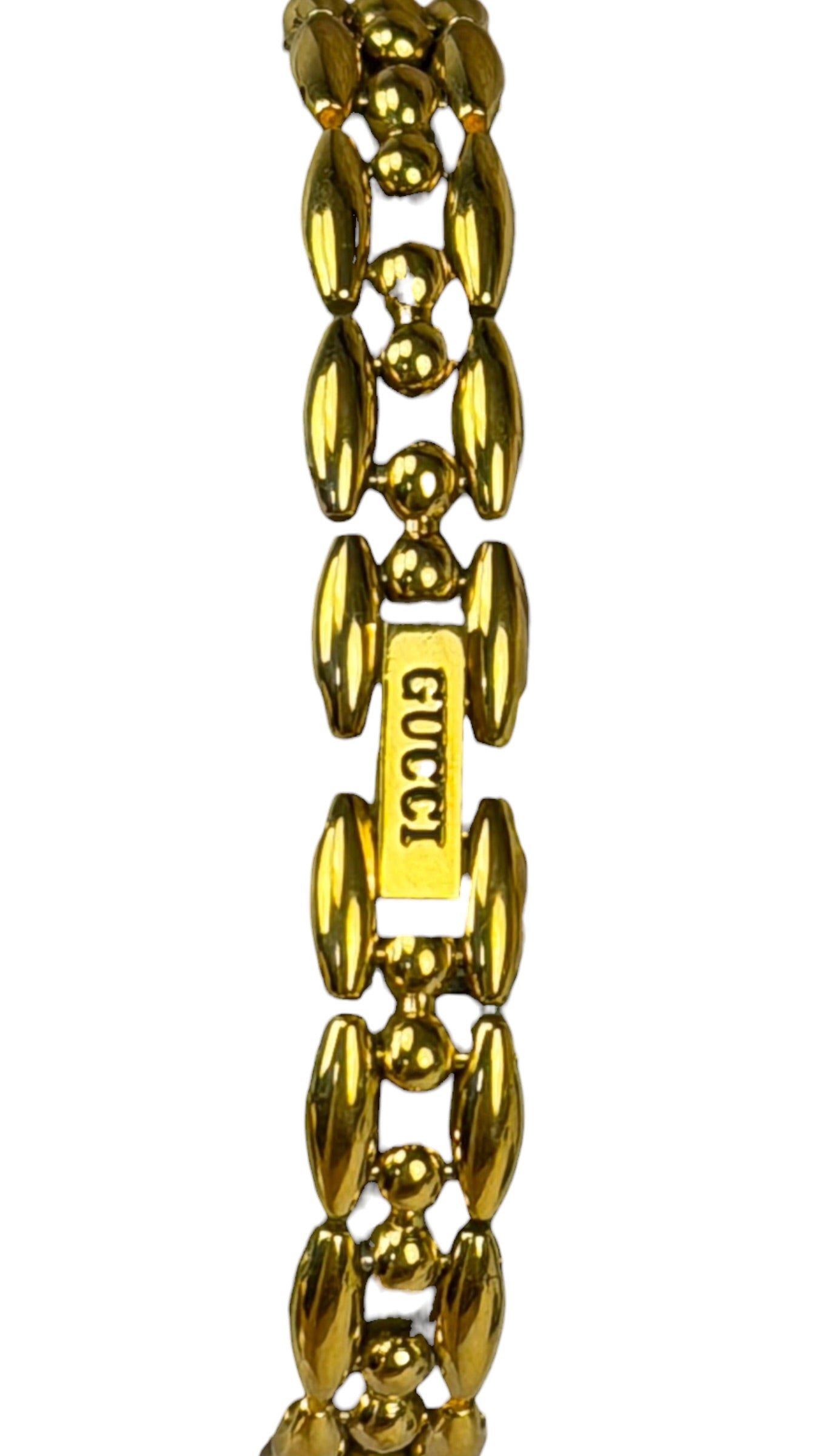 Gucci Interchangeable Bezel Gold Plated Link Band