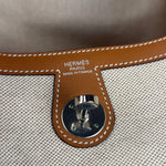 Hermes Toile Swift Canvas/Leather Lindy 30 Beige/Brown 2007