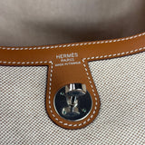 Hermes Toile Swift Canvas/Leather Lindy 30 Beige/Brown 2007