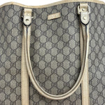 Gucci Beige GG Supreme Monogram Joy Vertical Tote Bag