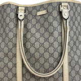Gucci Beige GG Supreme Monogram Joy Vertical Tote Bag