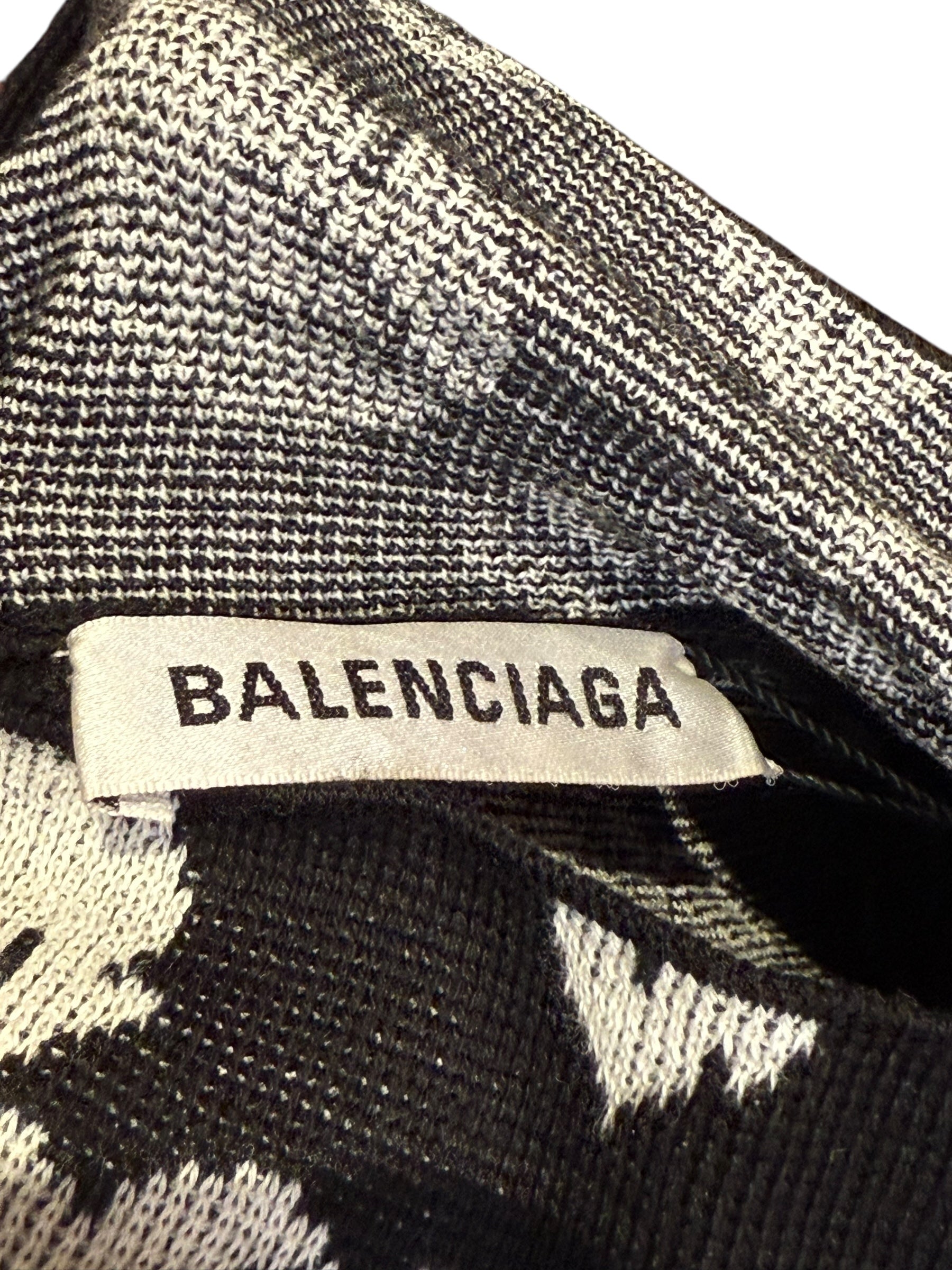 Balenciaga Floral Turtleneck Sweater