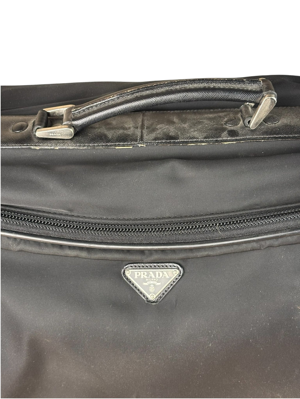 Prada Black Briefcase Saffiano Leather