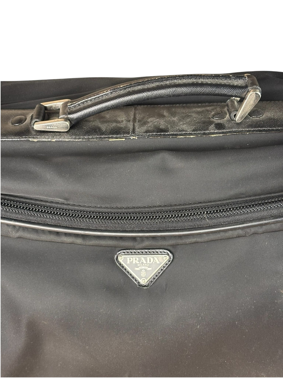 Prada Black Briefcase Saffiano Leather