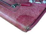 Balenciaga Vintage Pink Le Agneau Long Wallet
