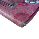 Balenciaga Vintage Pink Le Agneau Long Wallet