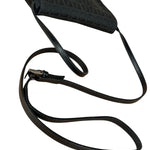 Fendi Black Zucchino Messenger Crossbody Bag