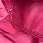 Prada Red Nylon Cosmetic Clutch