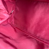 Prada Red Nylon Cosmetic Clutch