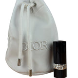Christian Dior Beauty Cinch Pouch w/ Lipstick